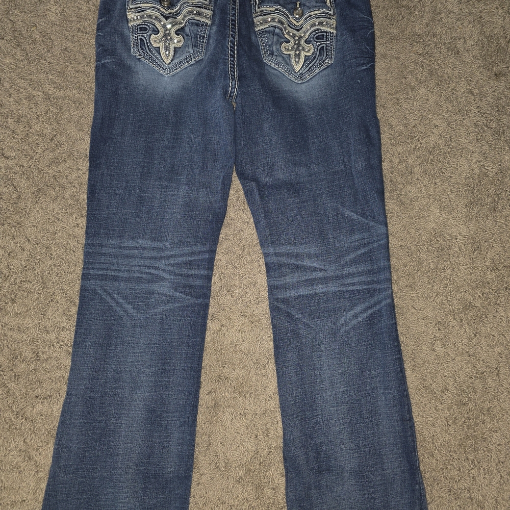 Rock Revival Blue Boot Cut Jeans - Picture 5 of 5